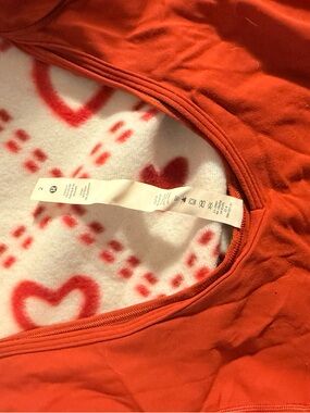 lululemon athletica Red Long Sleeve Tee